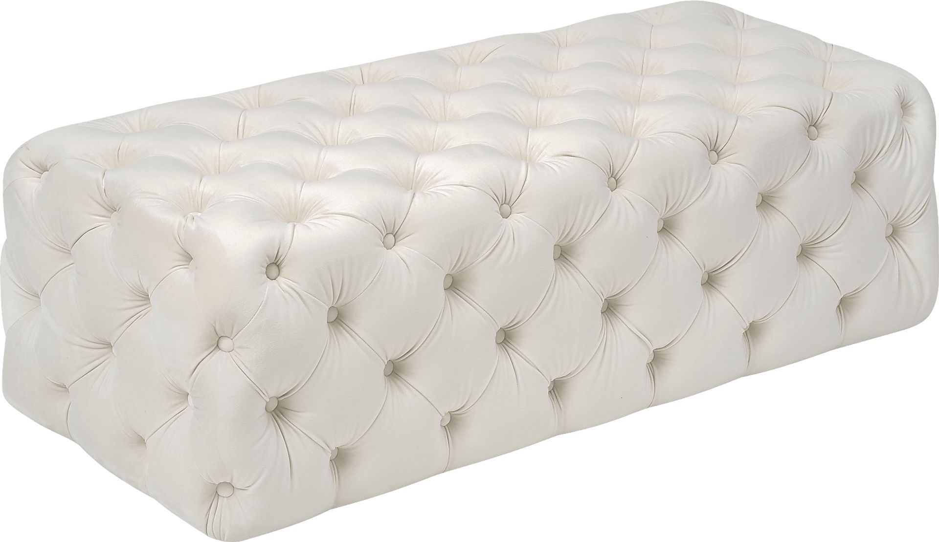 Layla Quinn Cream Ottoman - Image 3
