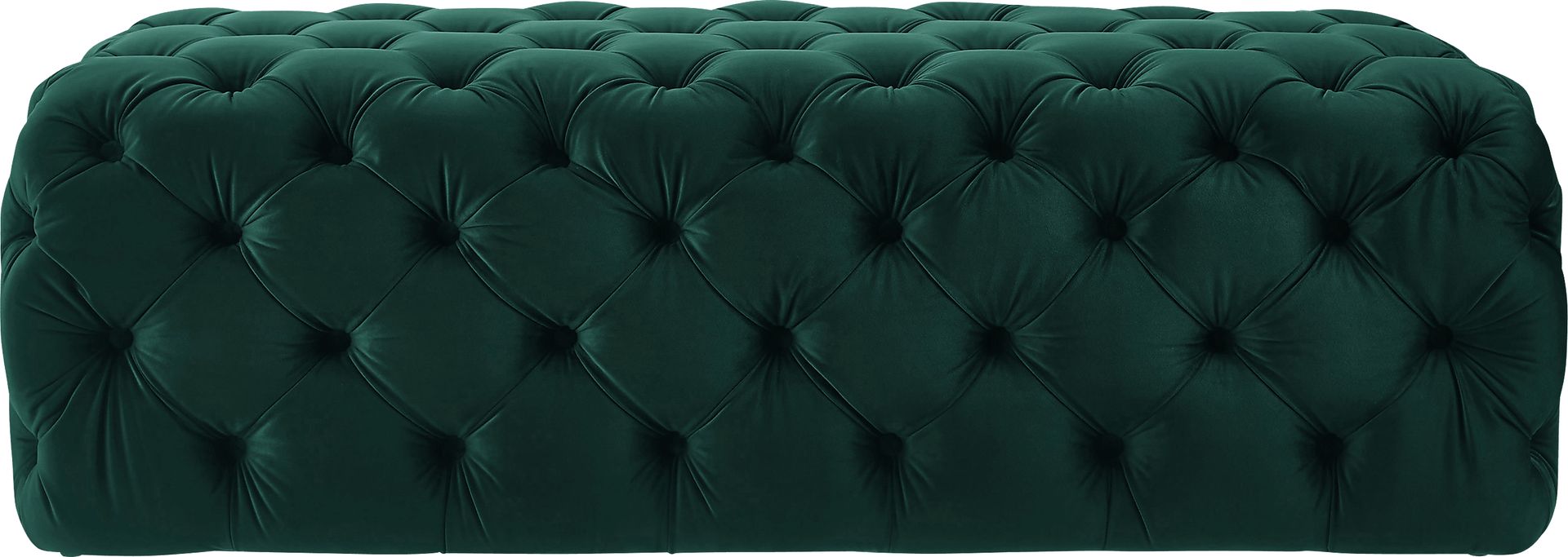 Layla Quinn Green Ottoman - Image 2