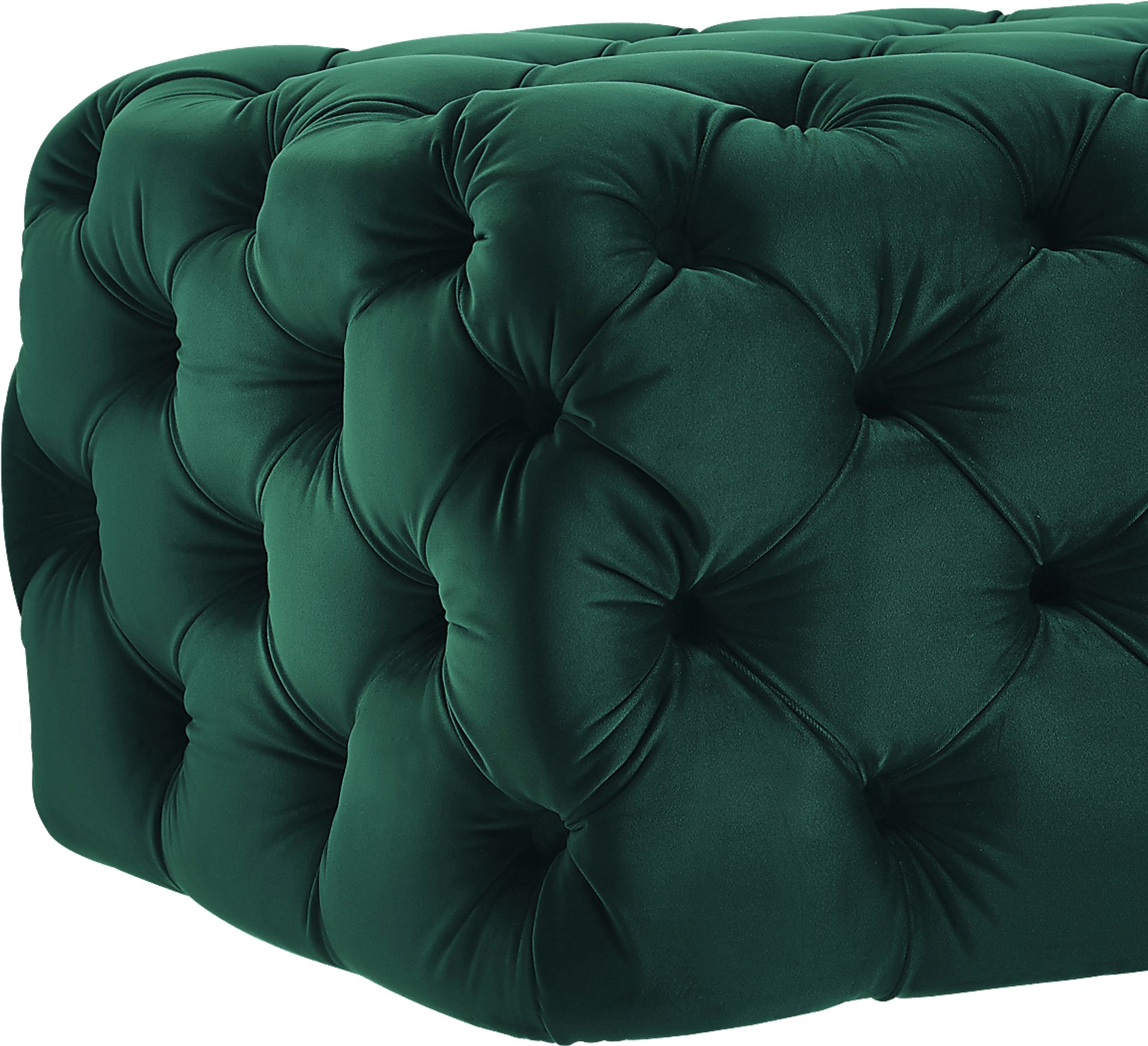 Layla Quinn Green Ottoman - Image 3
