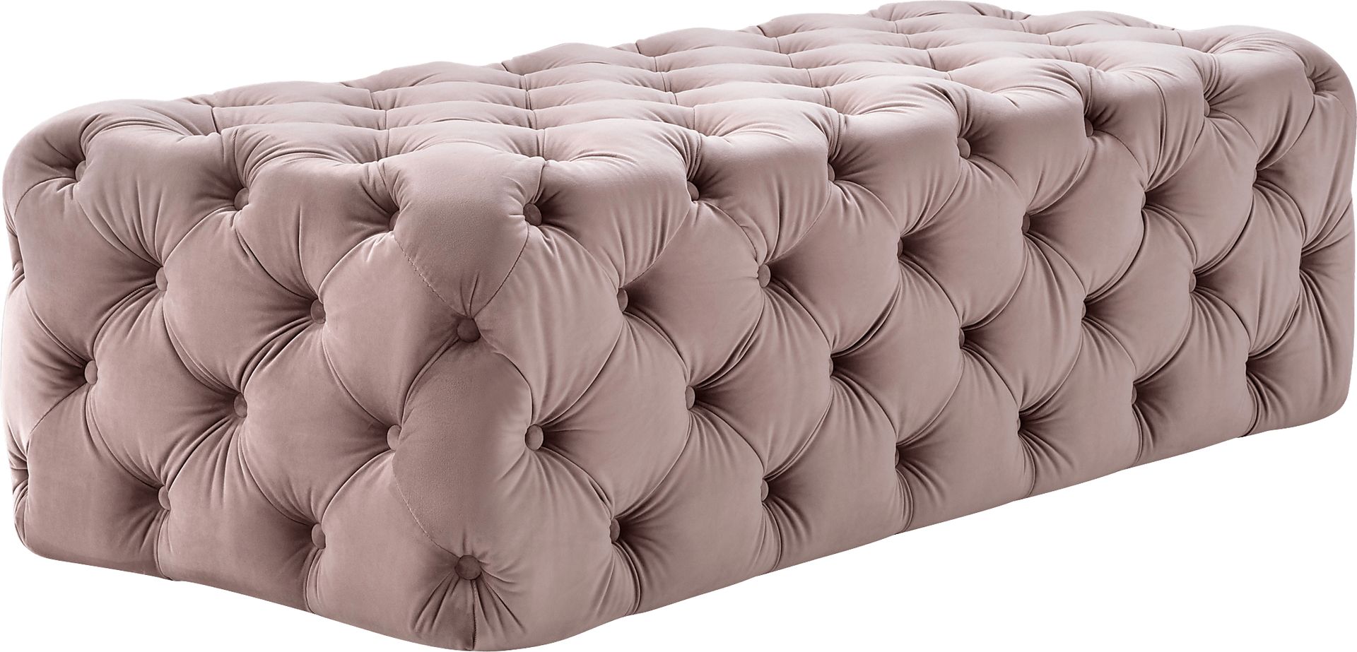 Layla Quinn Mauve Ottoman - Image 2