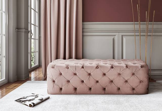 Layla Quinn Mauve Ottoman - Thumbnail - Image 5