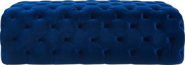 Layla Quinn Navy Ottoman - Thumbnail - Image 3
