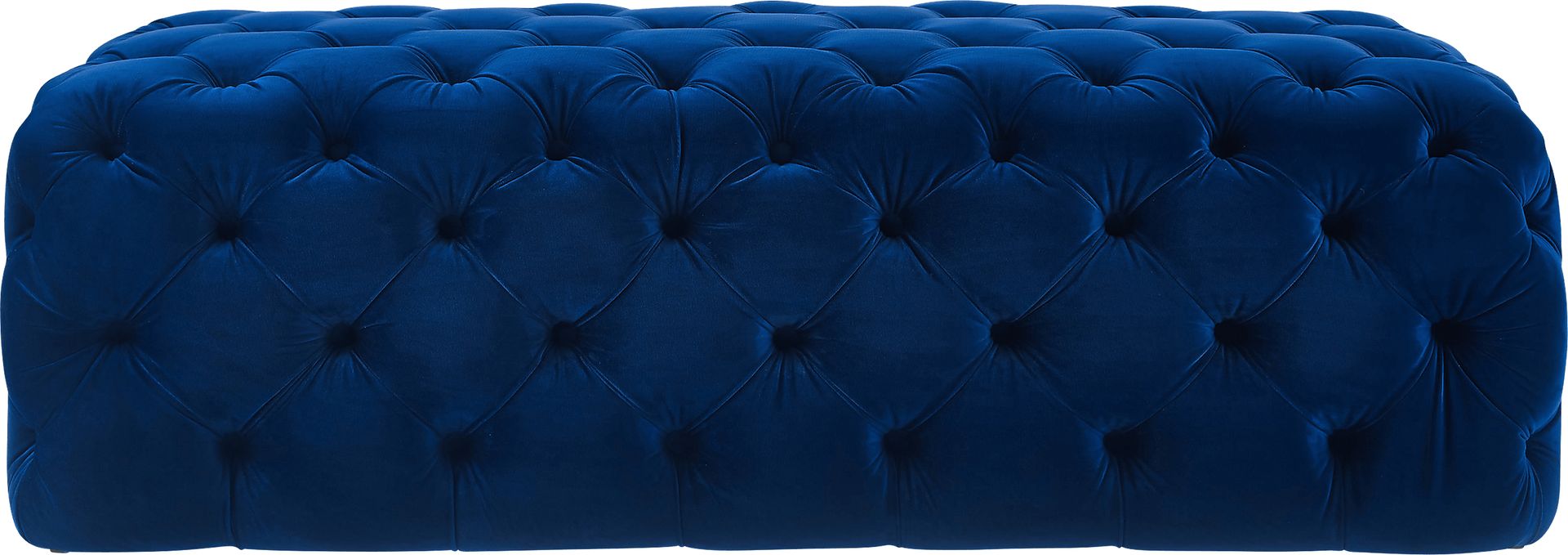 Layla Quinn Navy Ottoman - Image 3