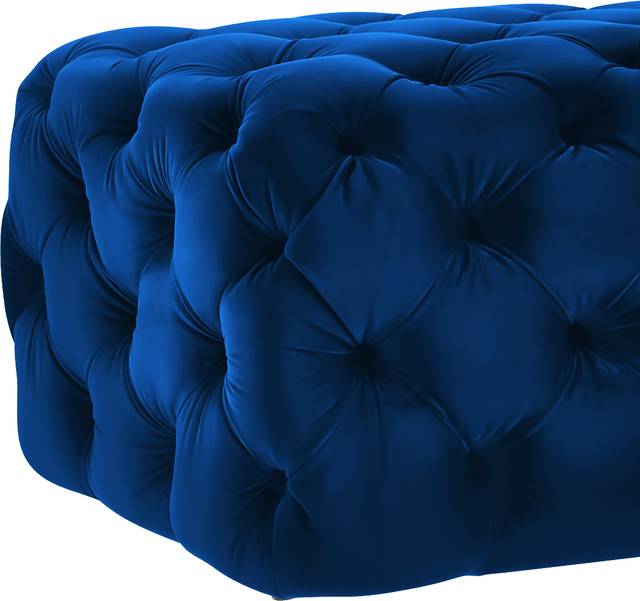 Layla Quinn Navy Ottoman - Thumbnail - Image 4