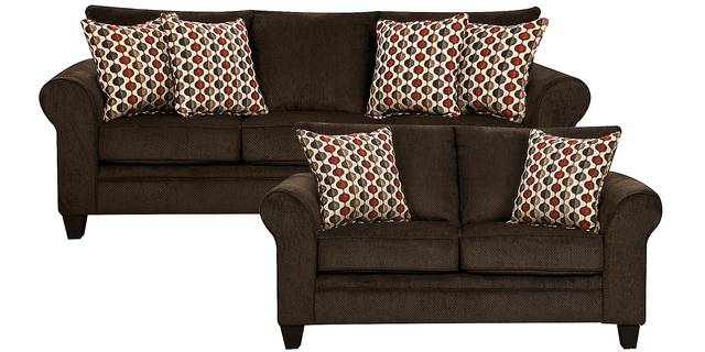 Layna Mocha 2 Pc Living Room - Thumbnail - Image 1
