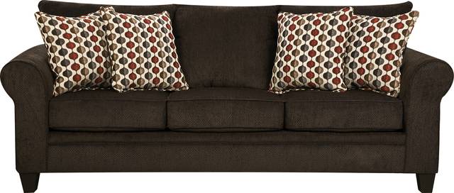Layna Mocha Sofa - Thumbnail - Image 1