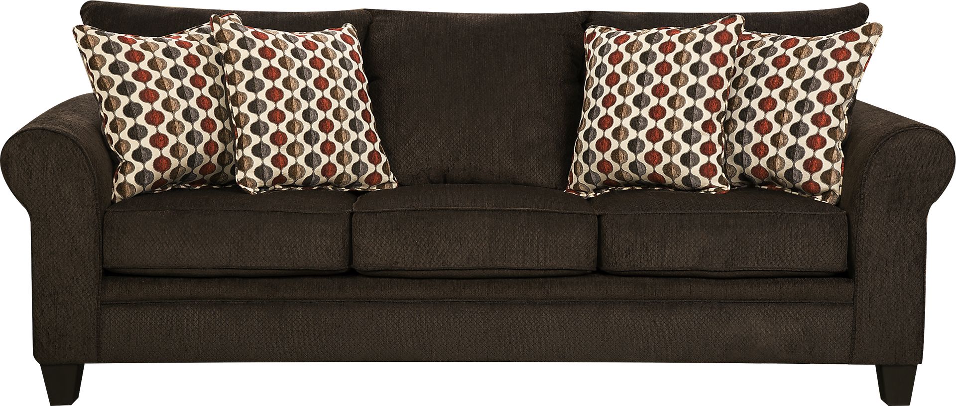 Layna Mocha Sofa - Image 1