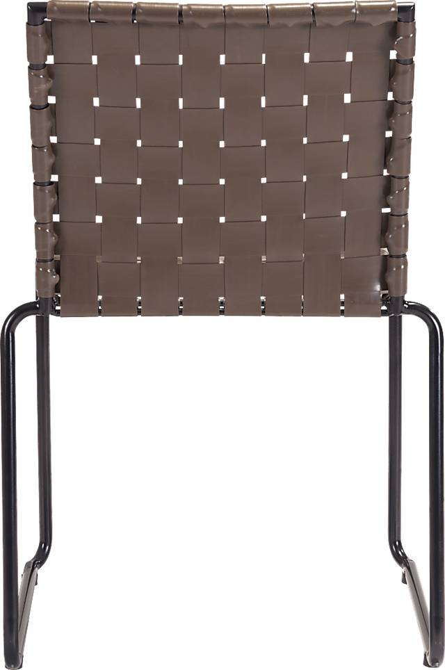 Layne Lagoon Brown Outdoor Dining Chair, Set of 4 - Thumbnail - Image 3