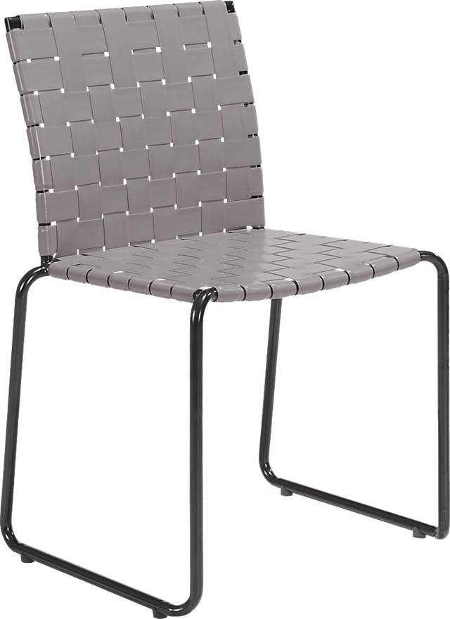 Layne Lagoon Gray Outdoor Dining Chair, Set of 4 - Thumbnail - Image 1