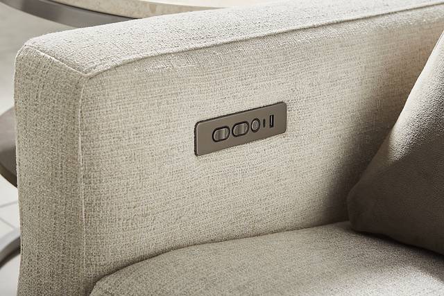 Layton Beige 3 Pc Dual Power Reclining Sectional - Thumbnail - Image 6