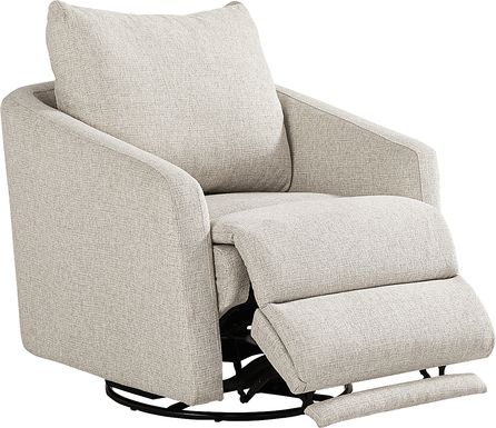 Layton Beige Power Swivel Chair