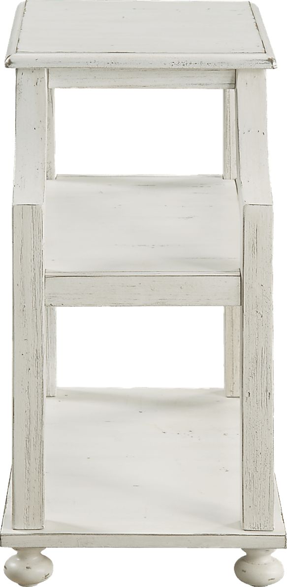 Layton White Accent Table