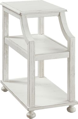 Layton White Accent Table