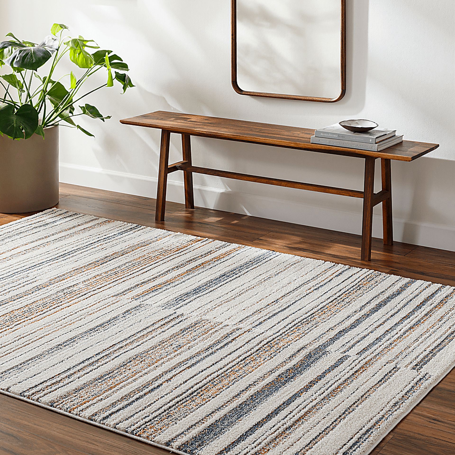 Lazca Cream 5'3 x 7' Area Rug - Image 2