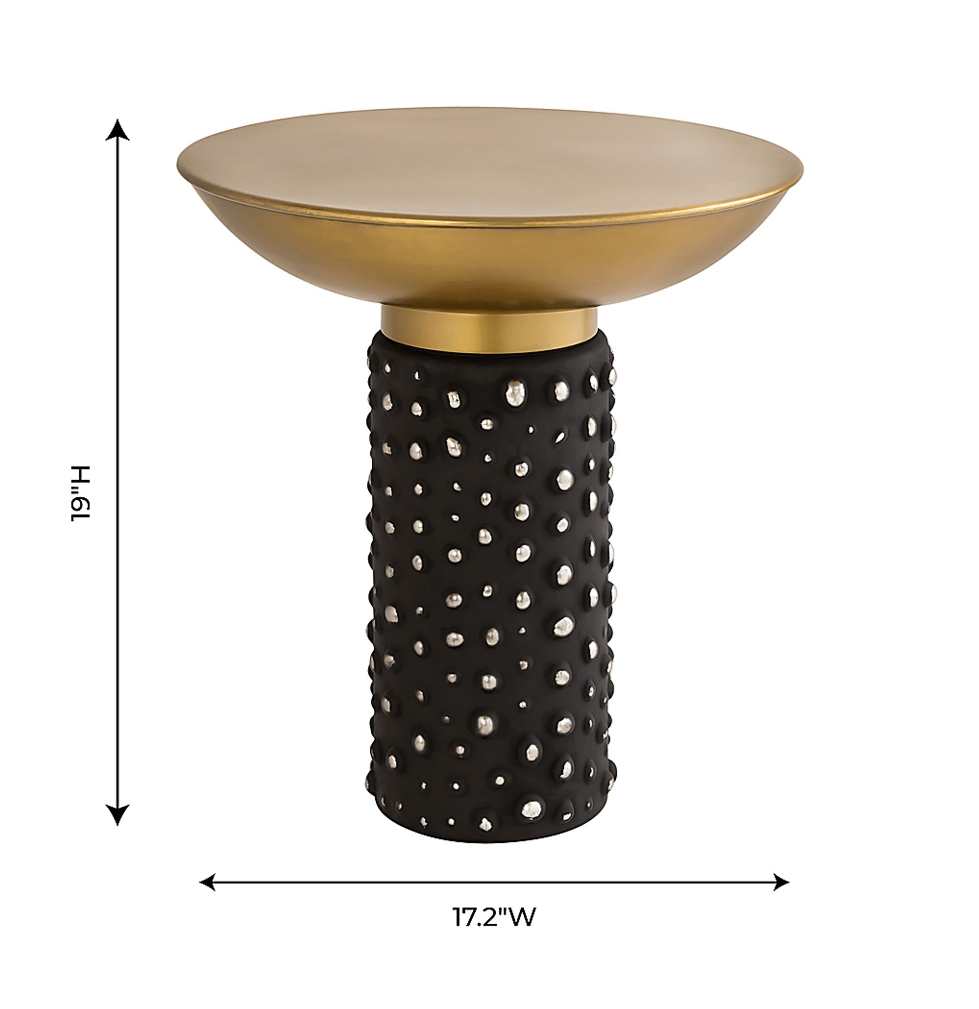Lazelle Brass Accent Table - Image 8