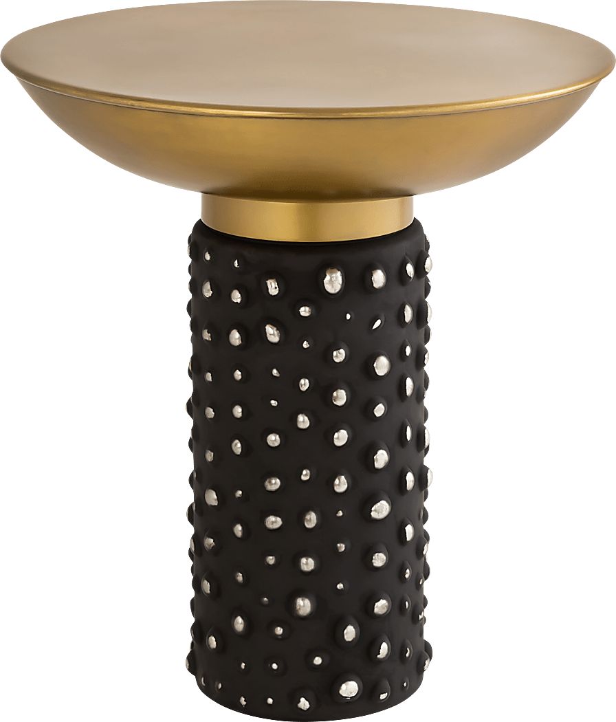 Lazelle Brass Accent Table