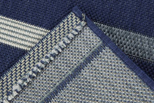 Lazuli Dark Blue 5'3 X 7' Indoor/Outdoor Rug - Thumbnail - Image 2