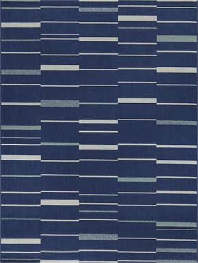 Lazuli Dark Blue 7'10 x 10' Indoor/Outdoor Rug