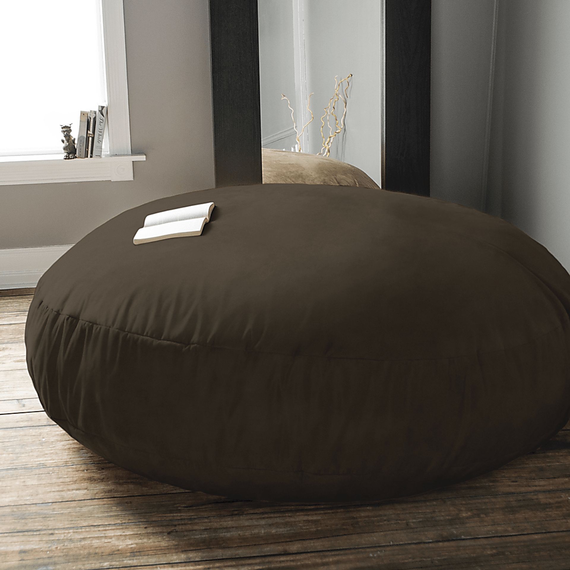 Lazy Days Brown Bean Bag Chair - Image 6