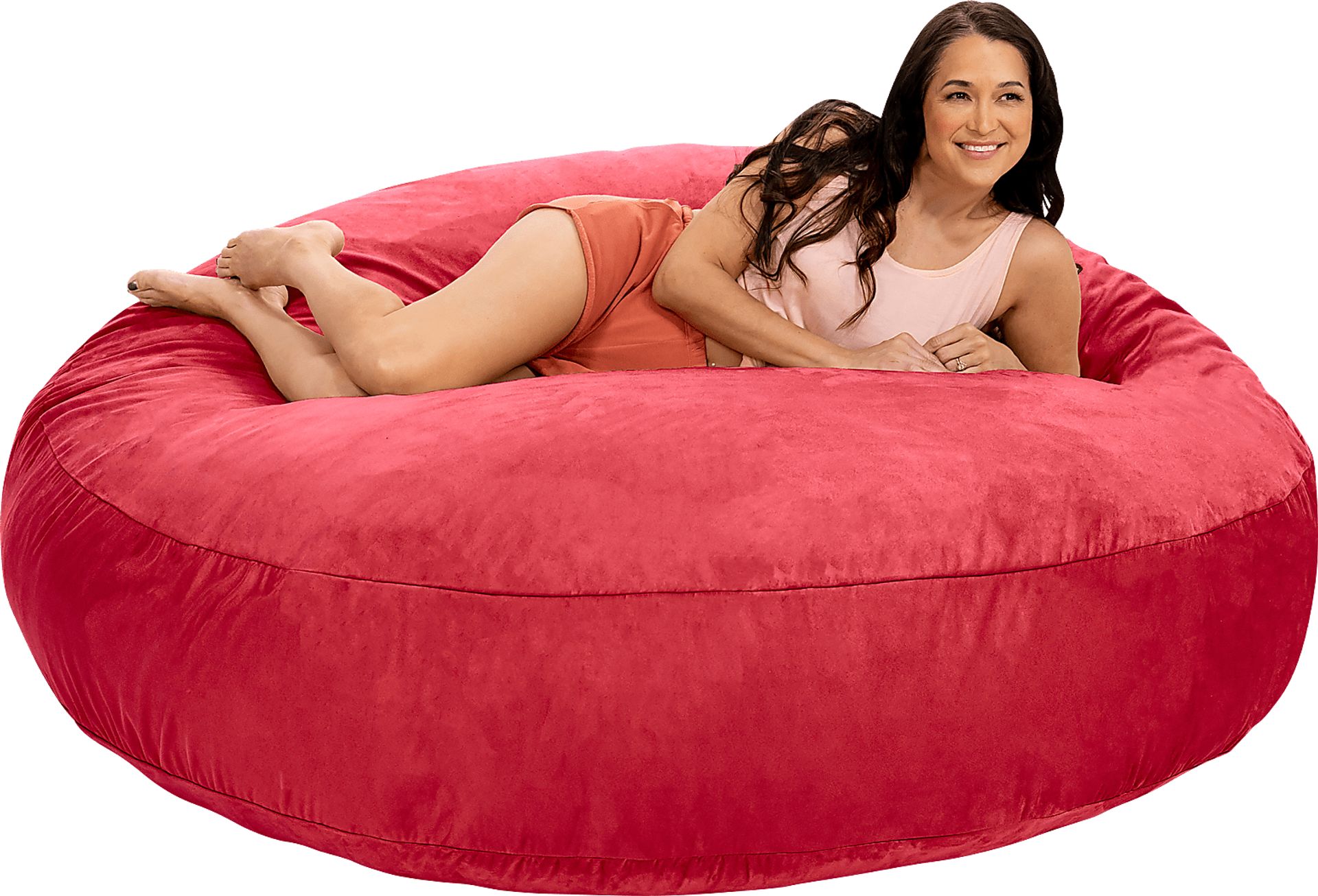 Lazy Dayz Red Bean Bag Chair - Image 10