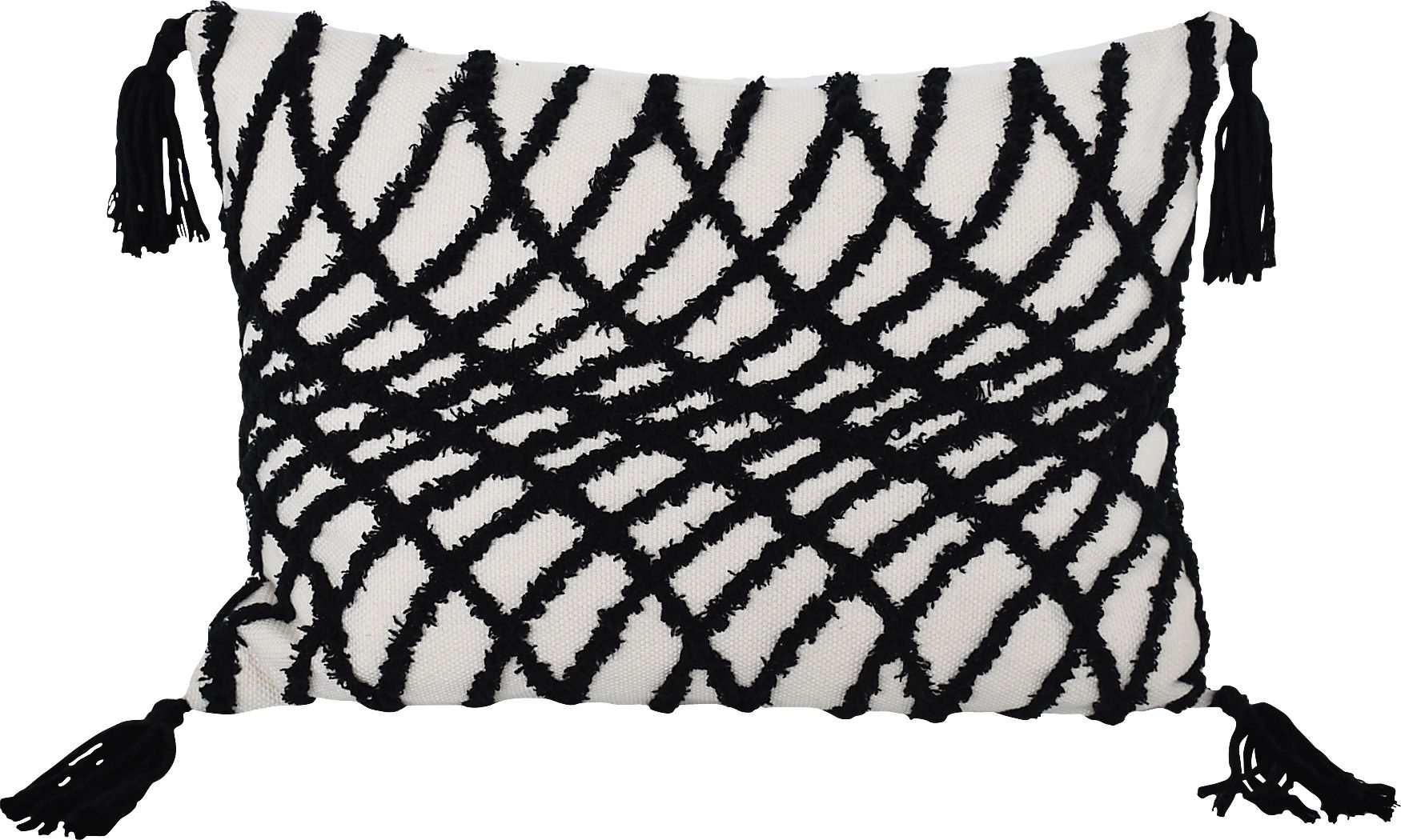 Lazy Oaks White Throw Pillow