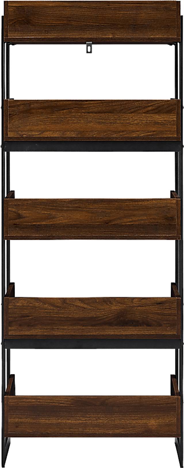Leadenhall Walnut Bookcase - Thumbnail - Image 4