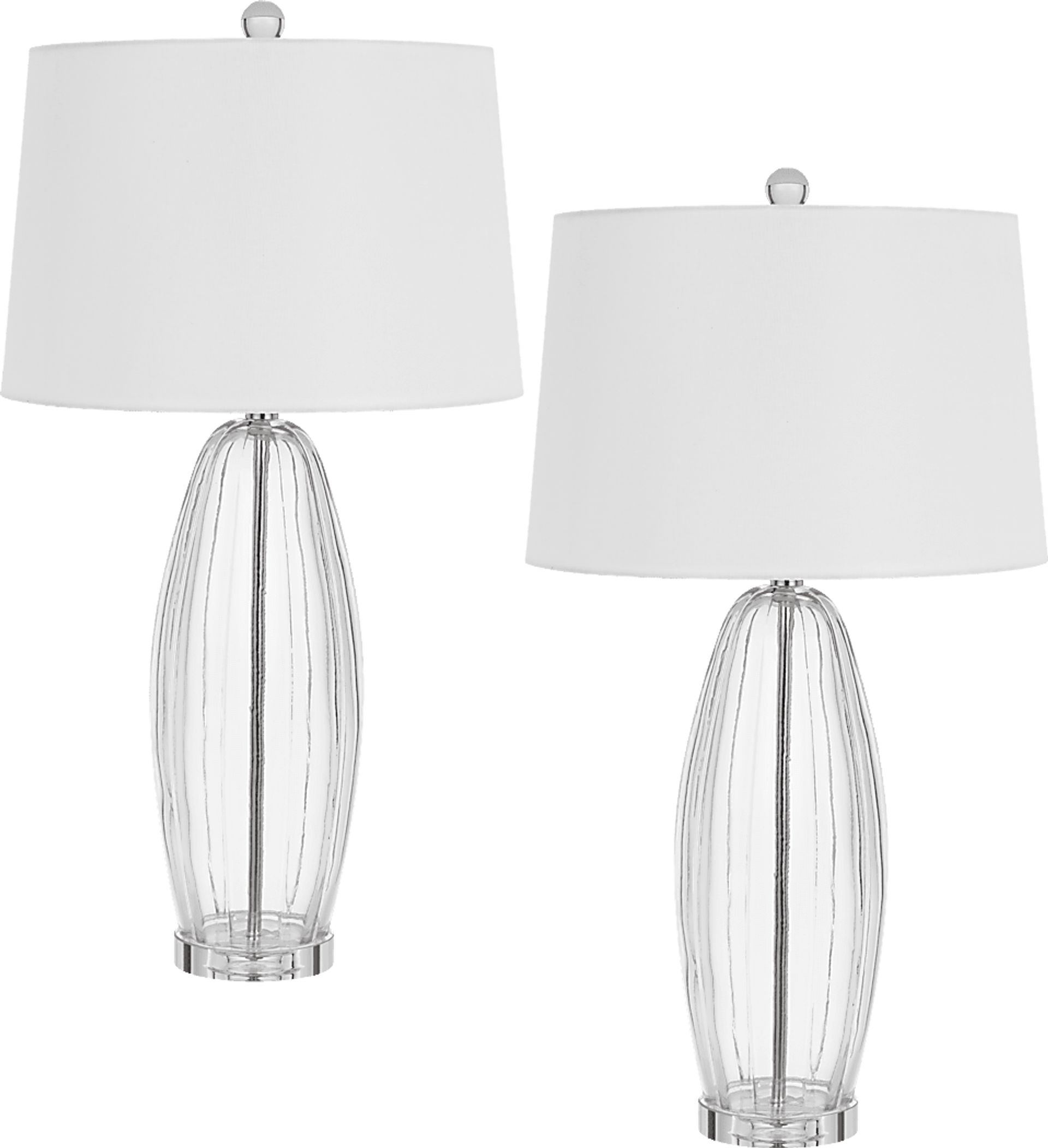Leafcrest Cave Clear Lamp, Set of 2 - Image 1