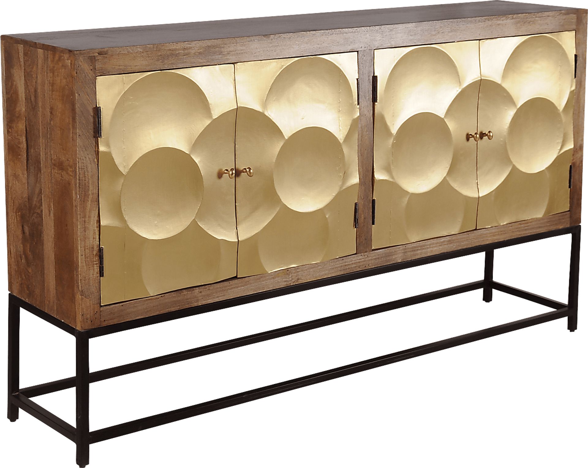 Leafland Brown Accent Cabinet - Image 1