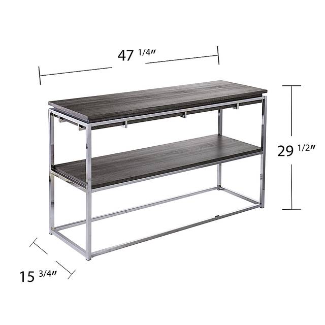 Leaflane Black Oak Console Table - Thumbnail - Image 5