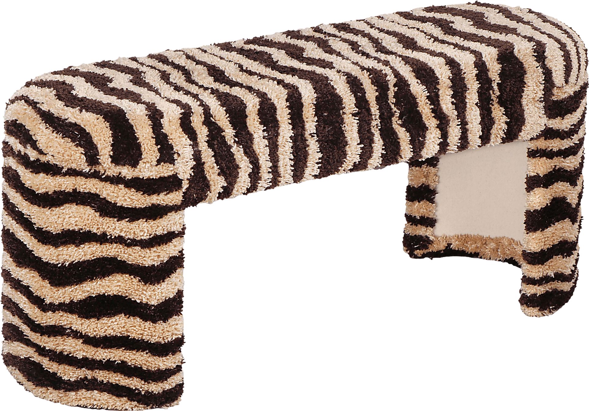 Leafwing Brown Accent Bench - Image 1