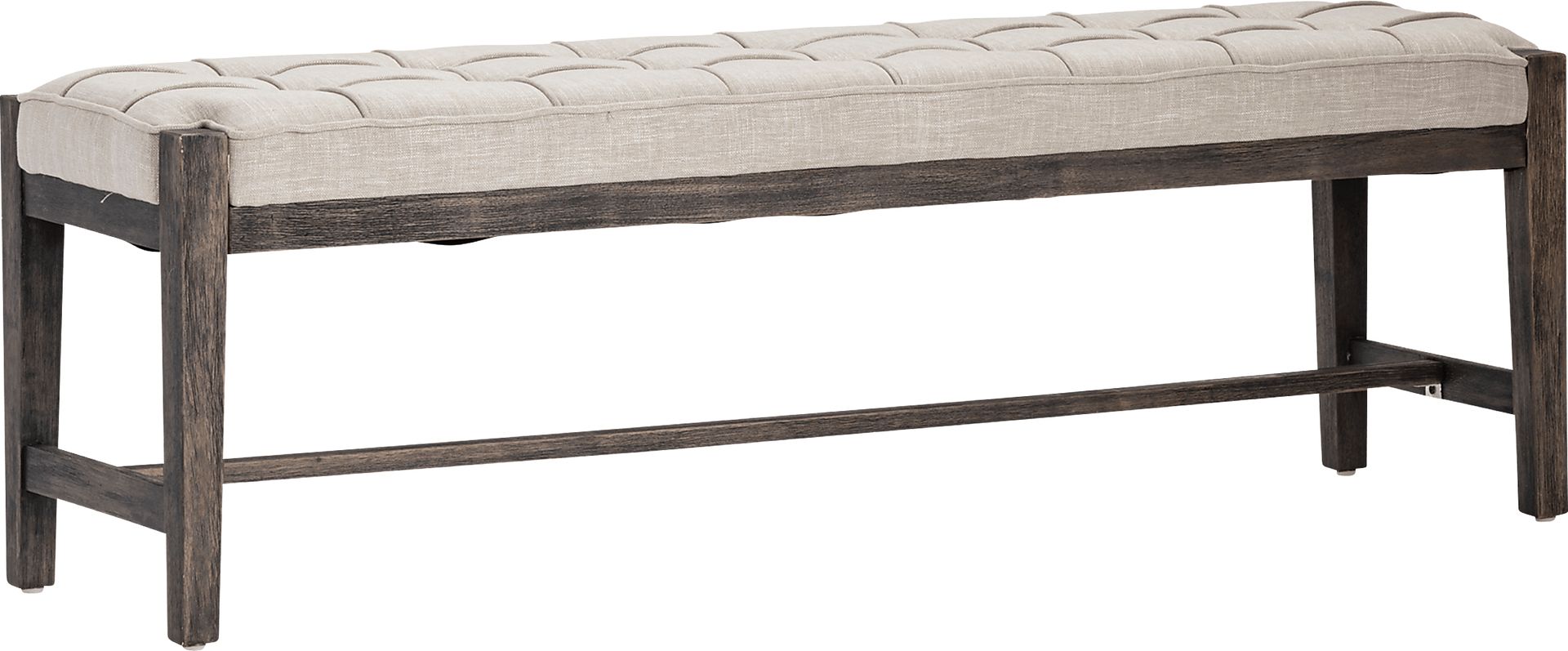 Leahren Gray Accent Bench - Image 1