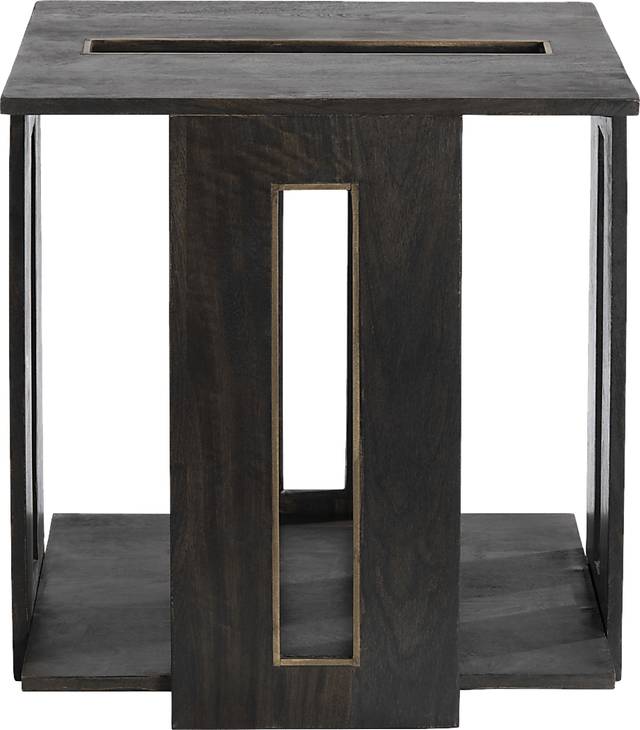 Leahy Dark Brown End Table - Thumbnail - Image 2