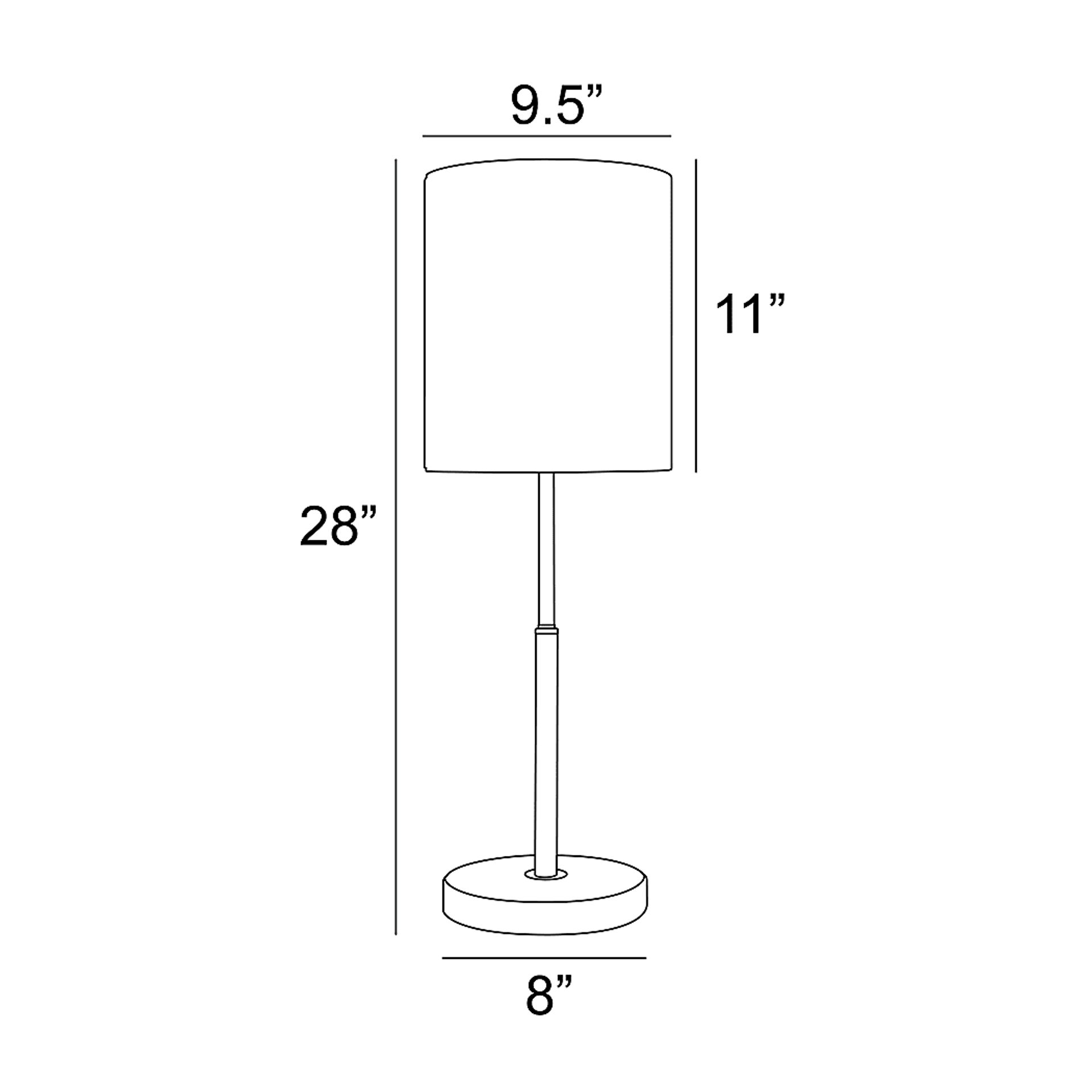 Leander Cay Gold Lamp - Image 2