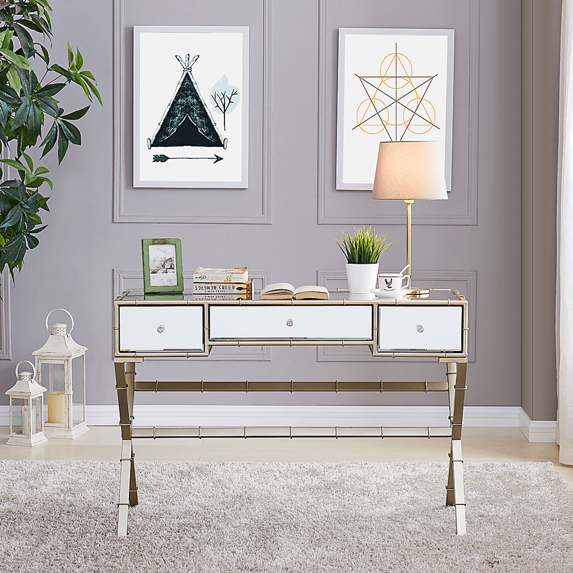 Leander Silver Console Table - Image 2