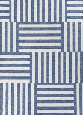 Leandro Blue 7'10" x 10' Rug