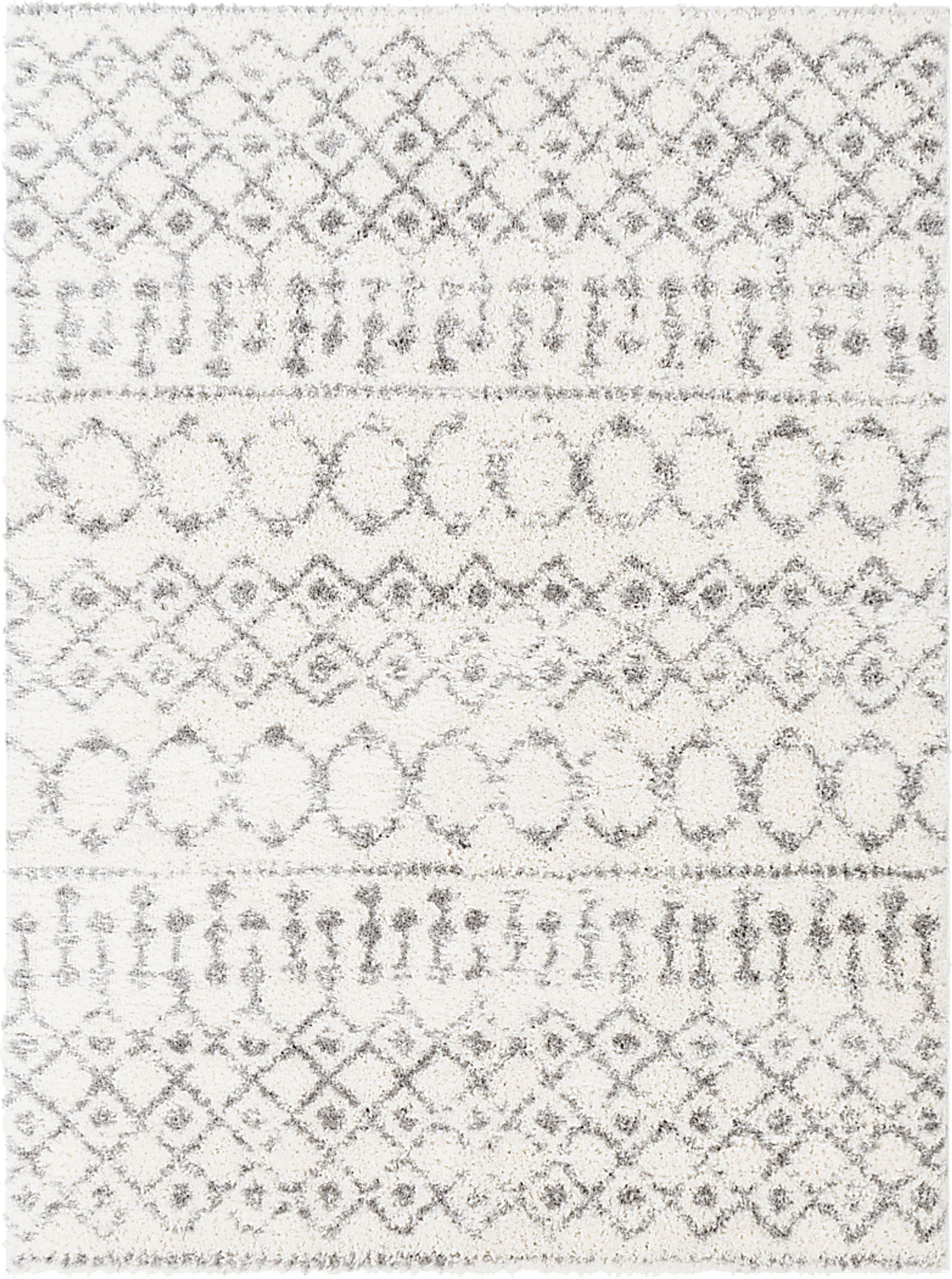 Leara Ivory 5'3 x 7'3 Rug - Image 1