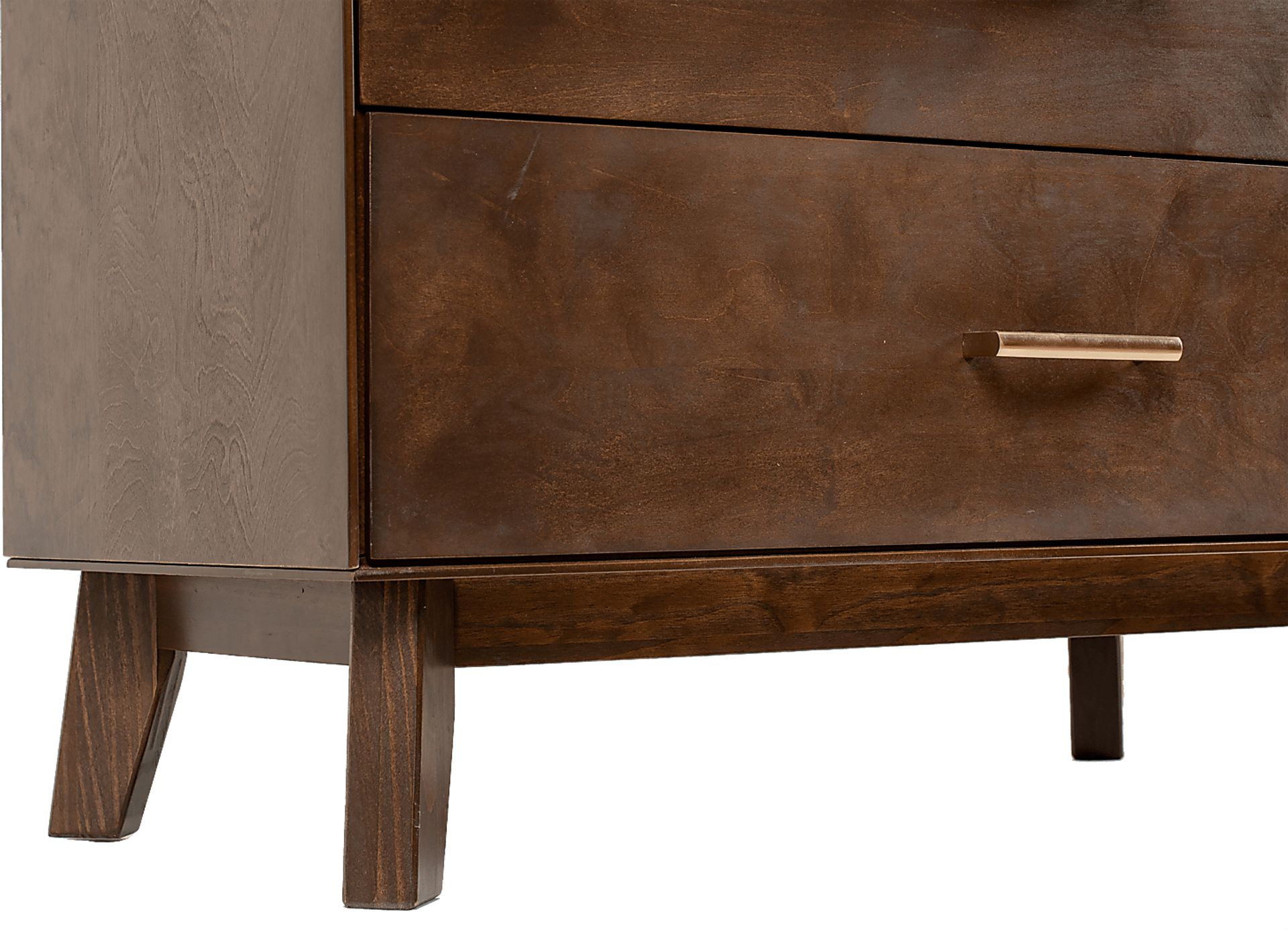 Learitt Walnut 5-Drawer Chest - Image 4