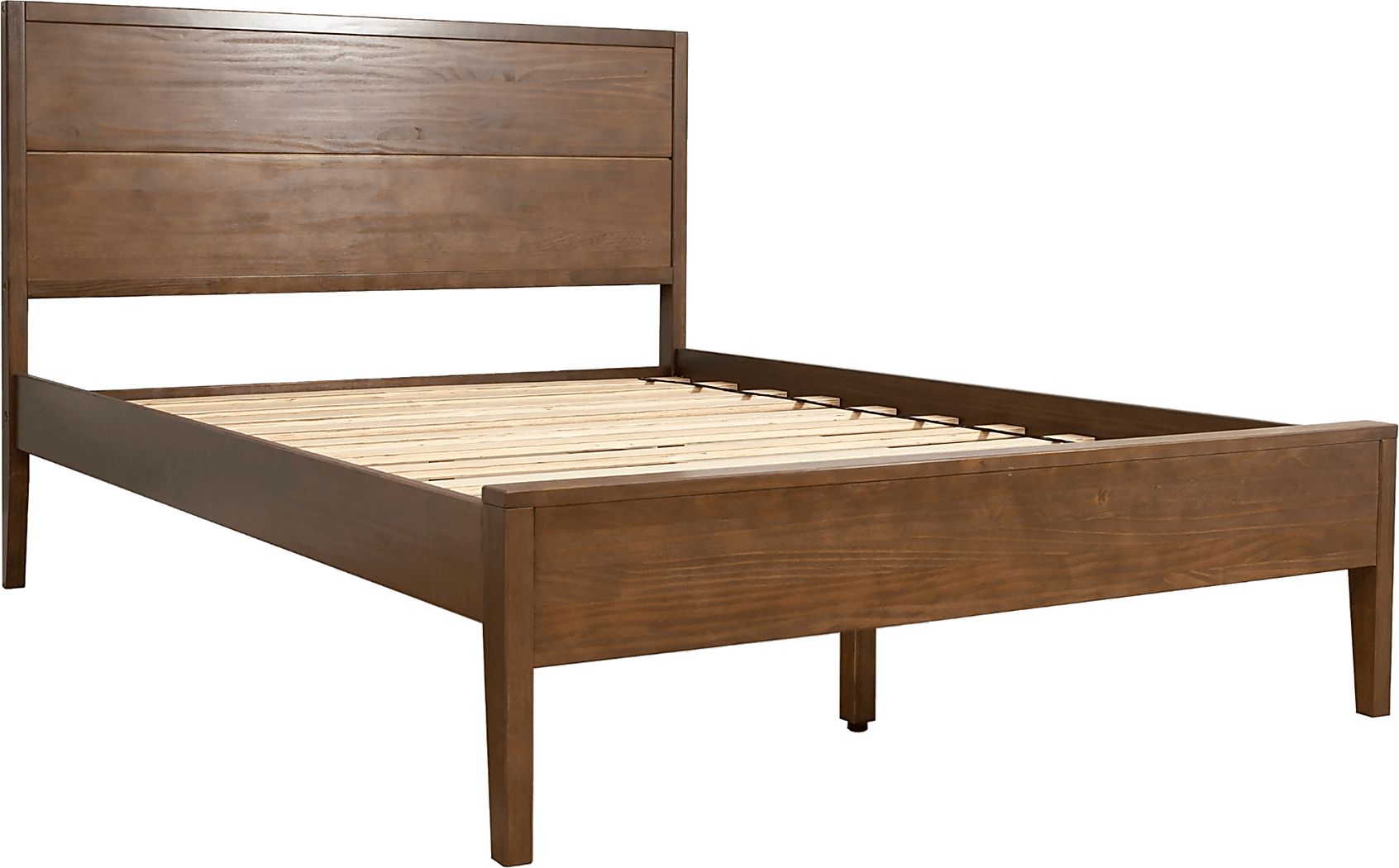 Learitt Walnut Queen Platform Bed