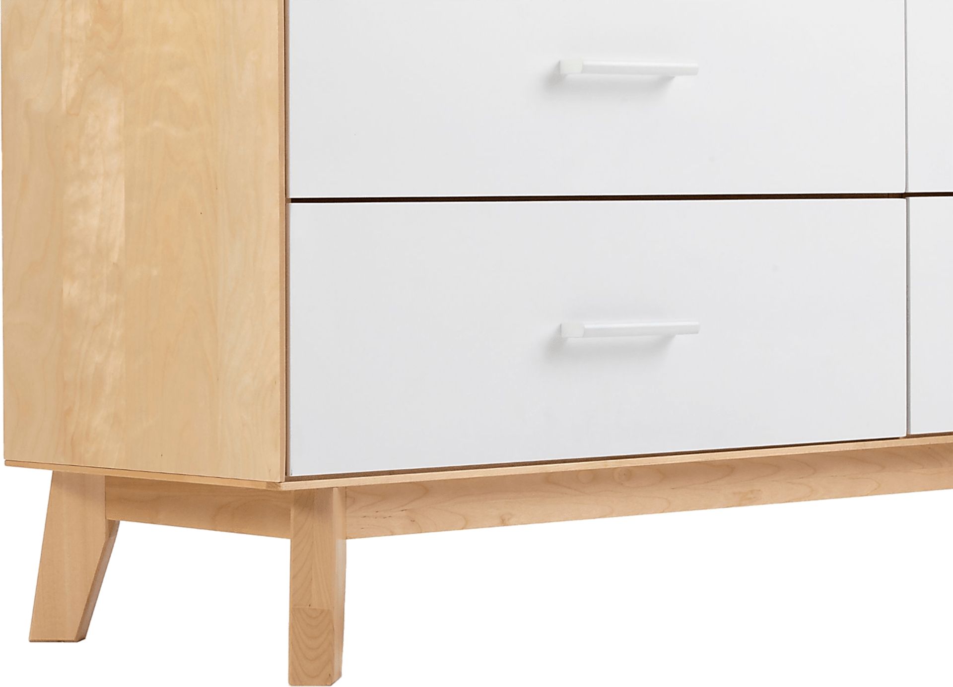 Learitt White Natural 6-Drawer Dresser - Image 7