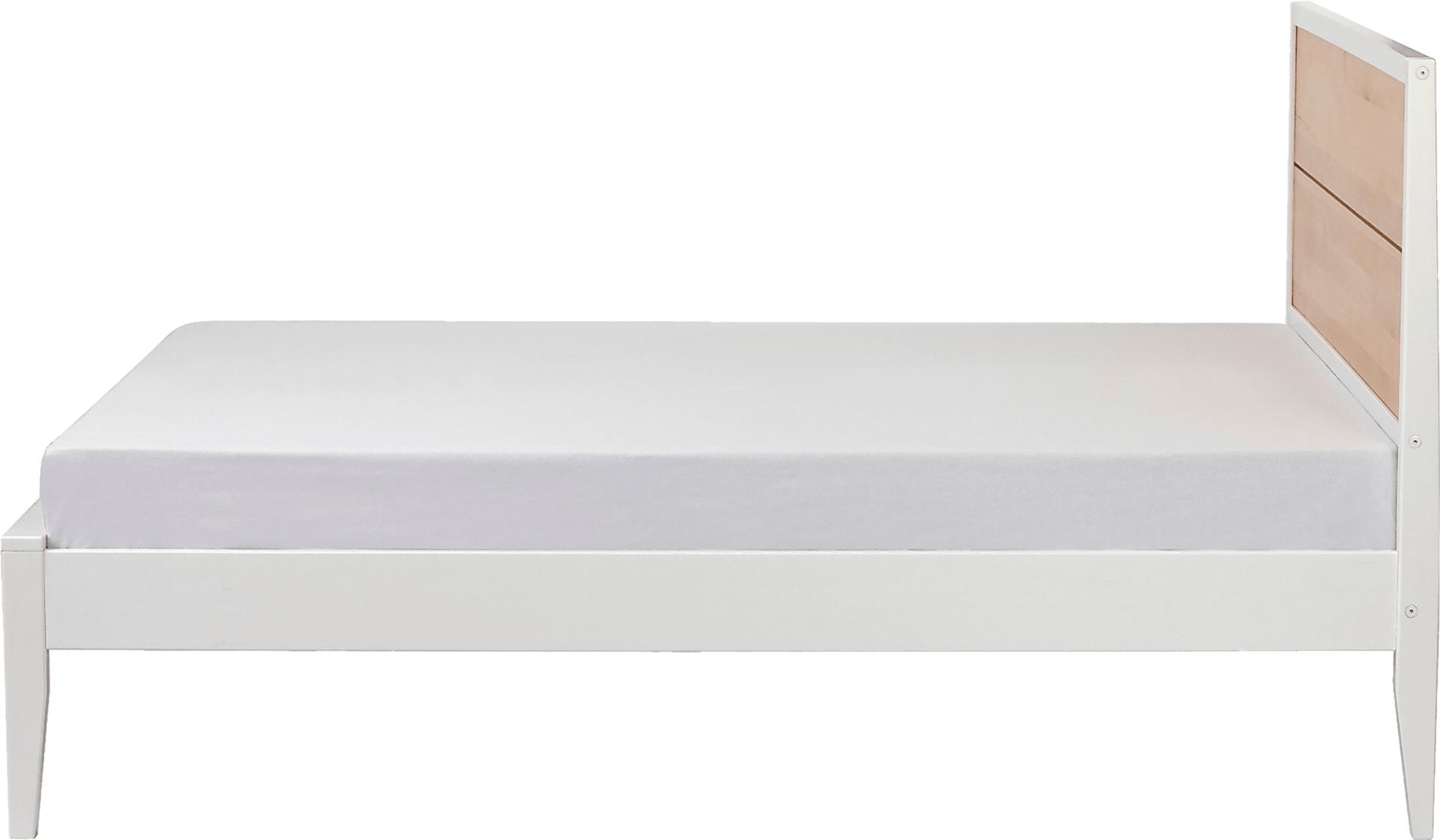 Learitt White Natural Queen Platform Bed - Image 6