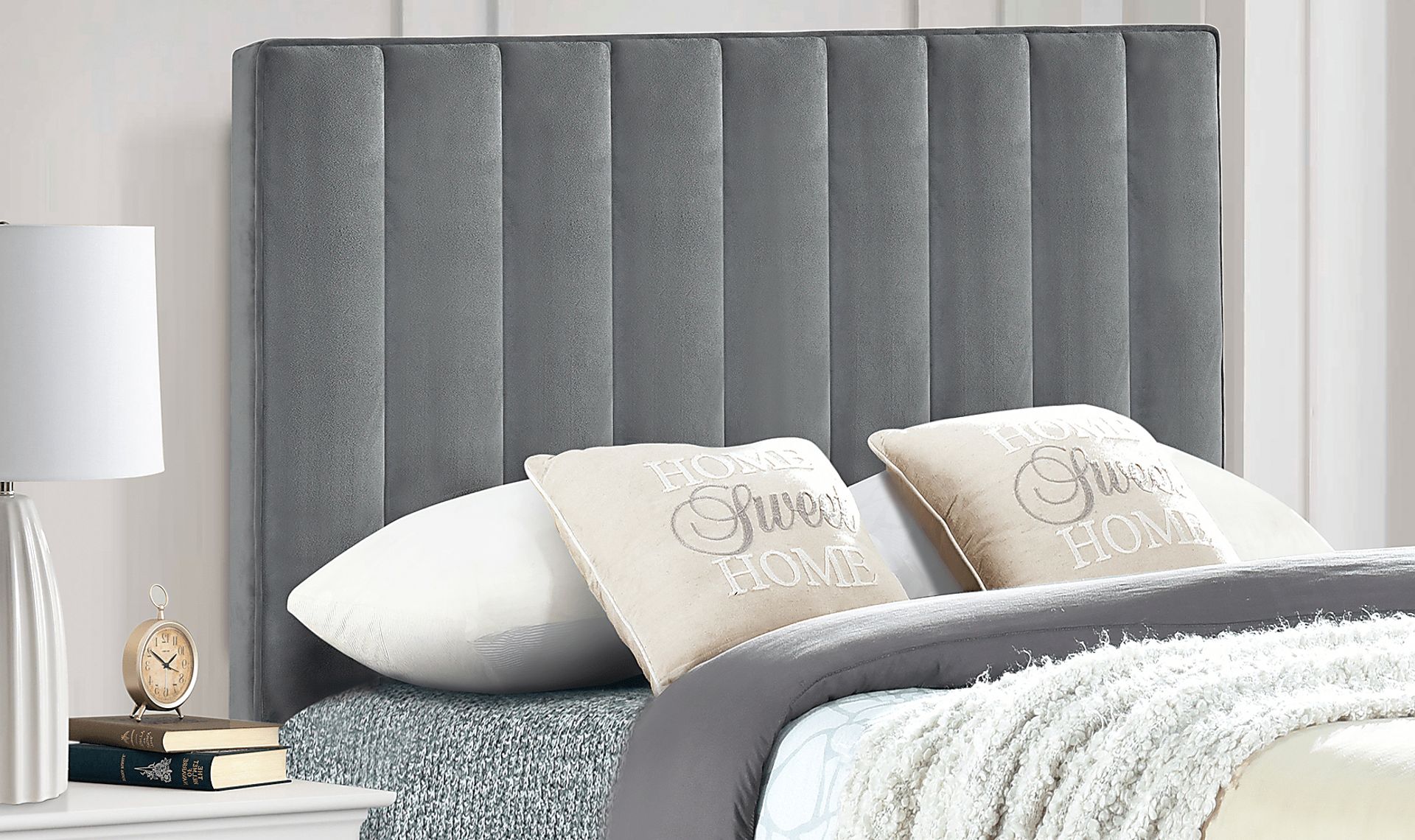 Leasepur Gray Twin Headboard - Image 7