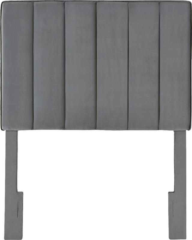 Leasepur Gray Twin Headboard - Thumbnail - Image 1
