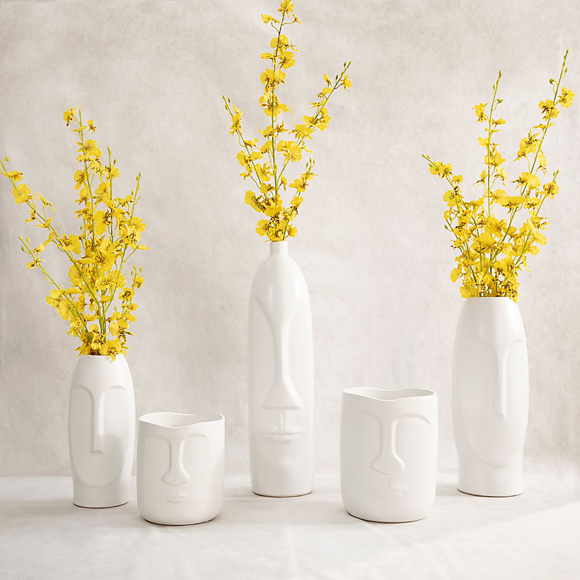 Leavell White Vase - Image 3