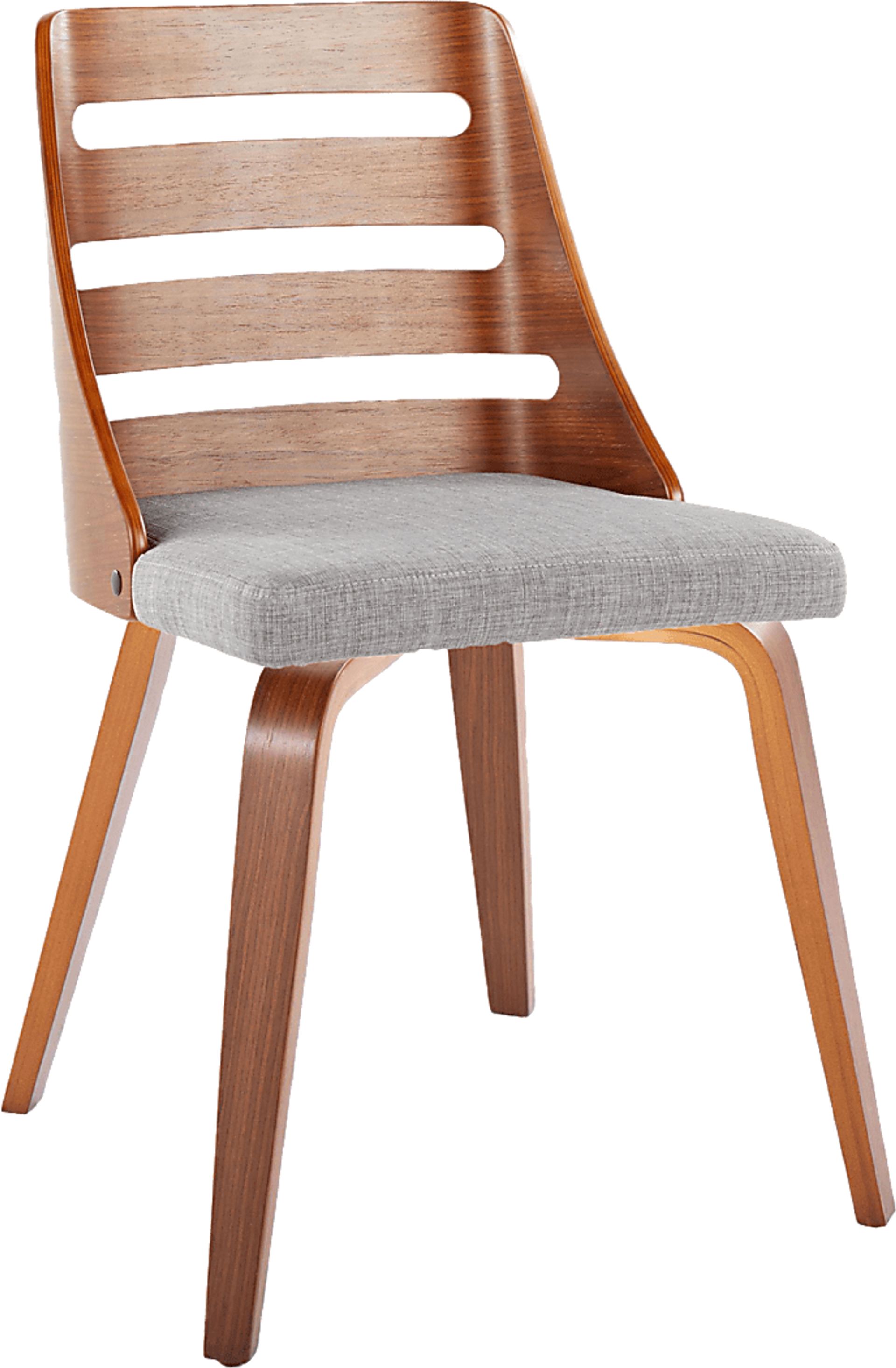 Leaway II Gray Side Chair, Set of 2 - Image 4