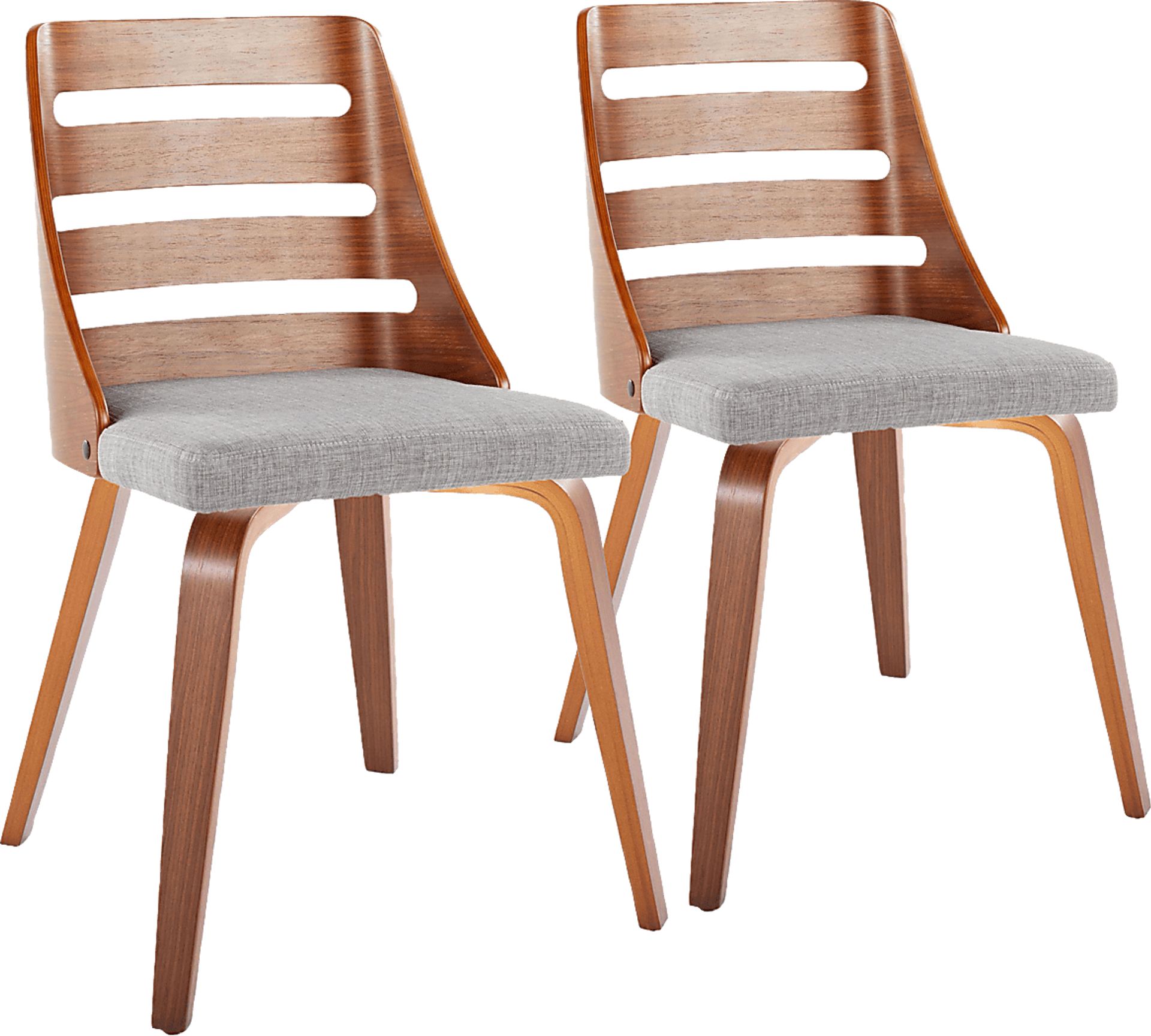 Leaway II Gray Side Chair, Set of 2 - Image 1