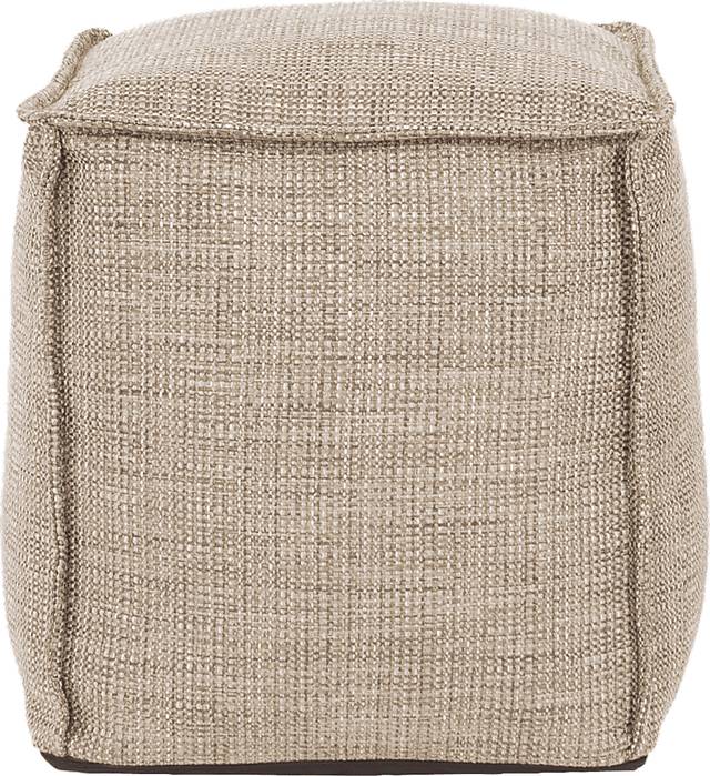 Leawood Beige Pouf - Thumbnail - Image 2