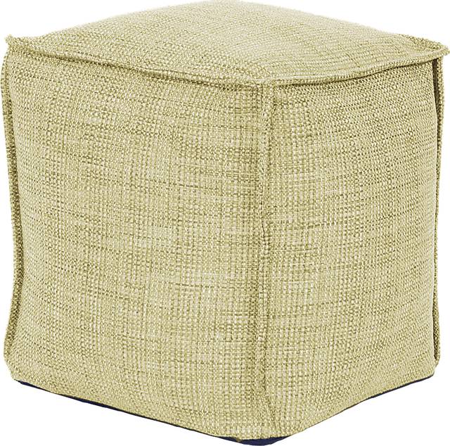 Leawood Green Pouf - Thumbnail - Image 1