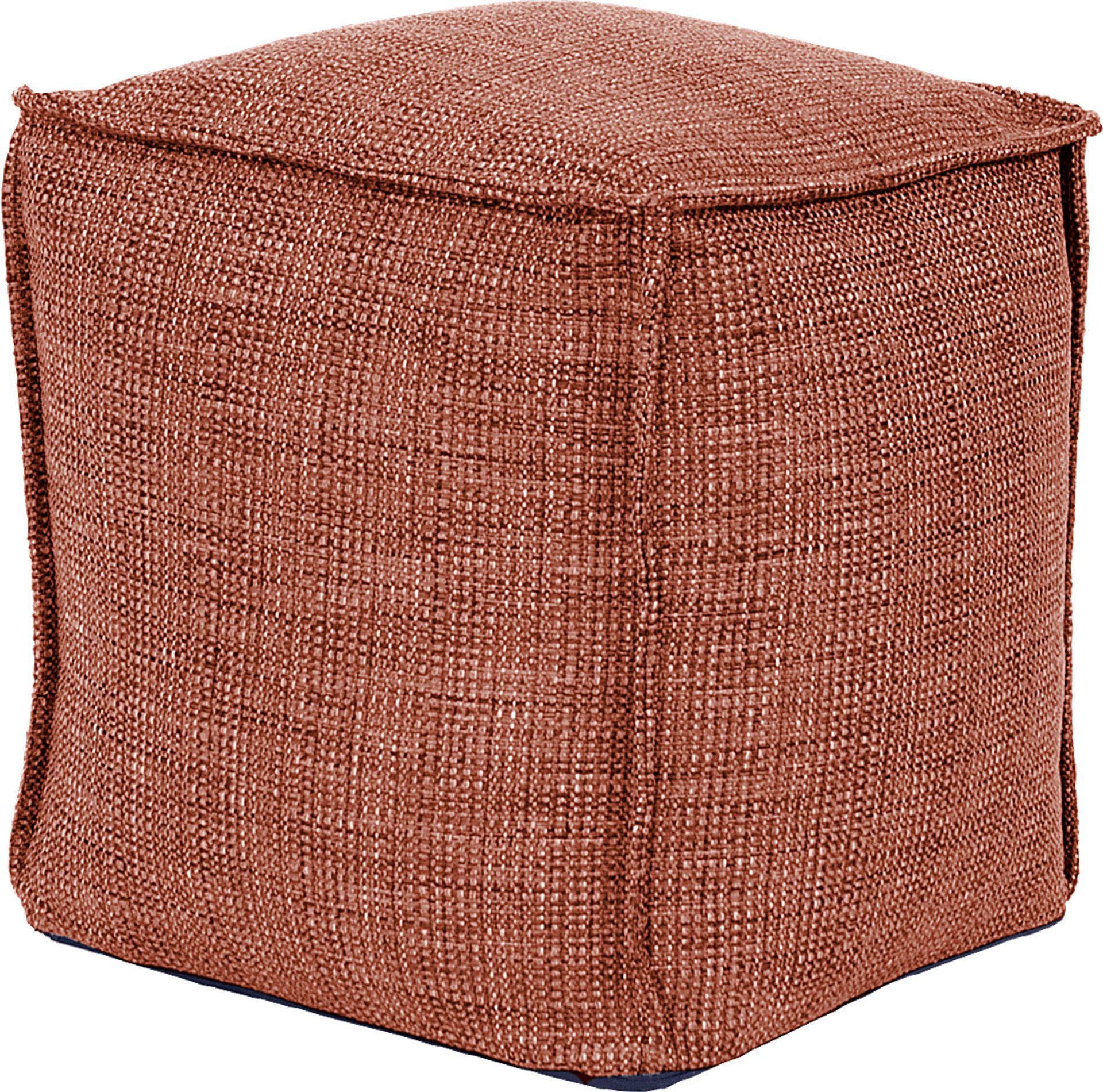 Leawood Red Pouf - Image 1
