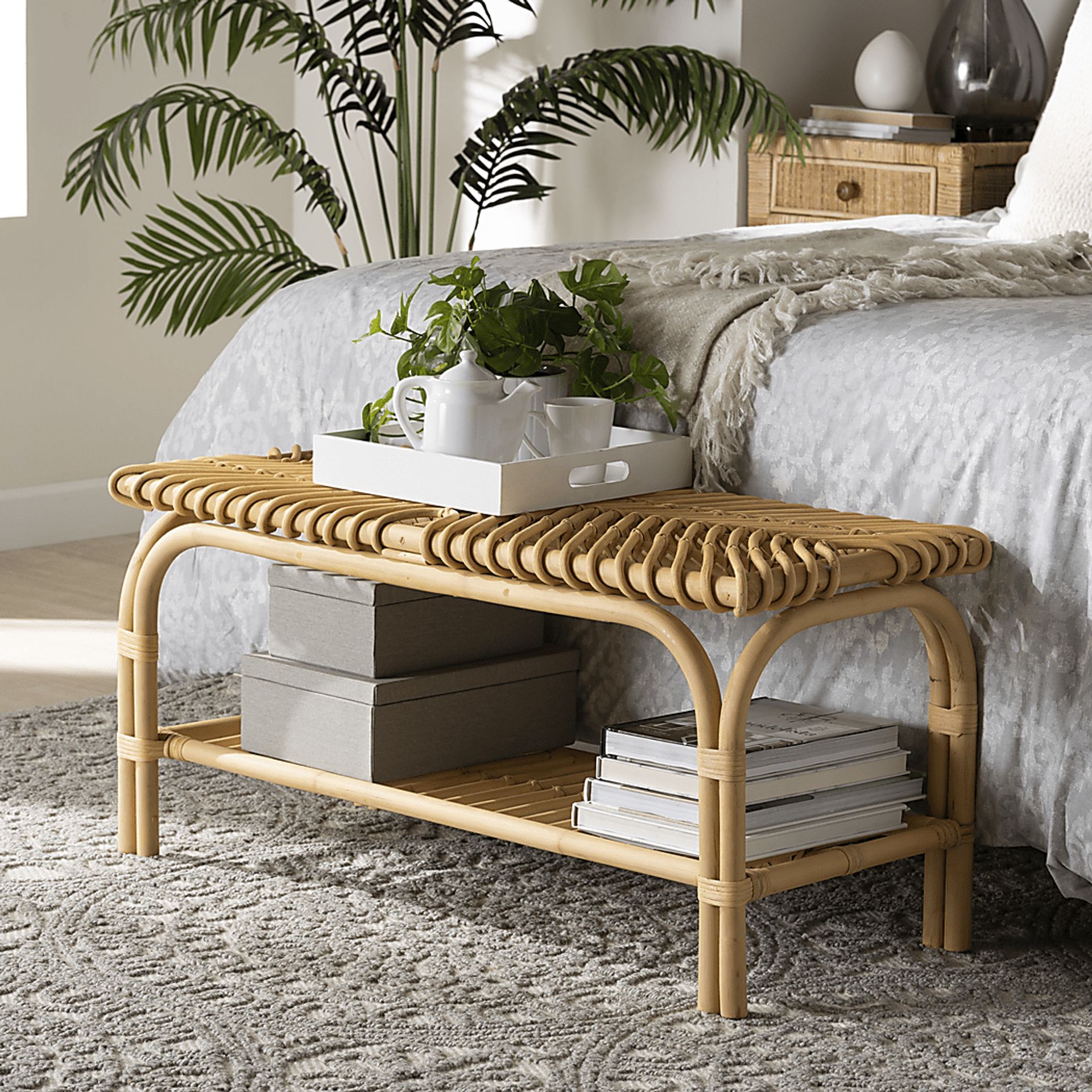 Leboeuf Natural Bench - Image 2