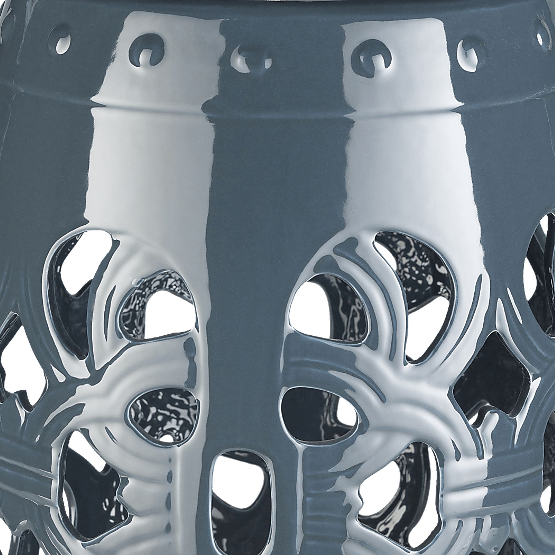 Lebone Blue Outdoor Stool - Image 2